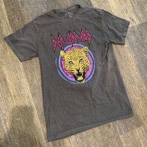Vintage Band Tee Def Leppard Graphic T-Shirt